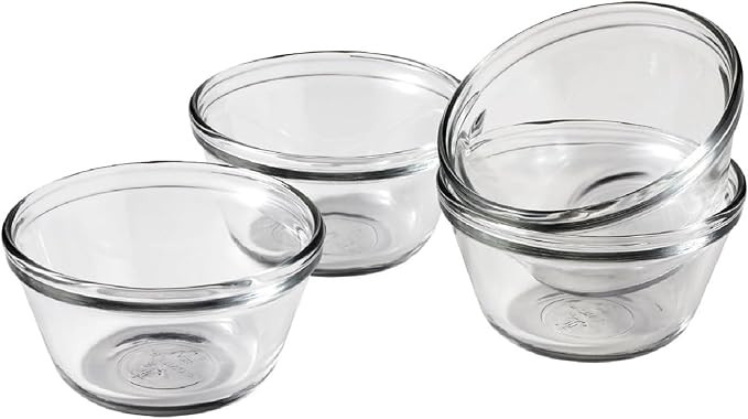 Anchor Hocking 6-Ounce Glass Custard Cups, Set of 4 | Amazon (US)