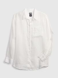 Linen Boyfriend Shirt | Gap (US)