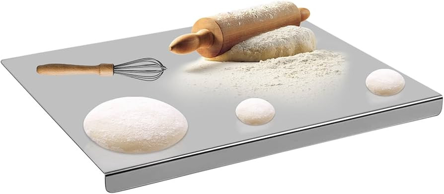 Sibosen Cutting Boards,304 Stainless Steel Cutting Chopping Board Heavy Duty for Meat Cheese Vege... | Amazon (UK)