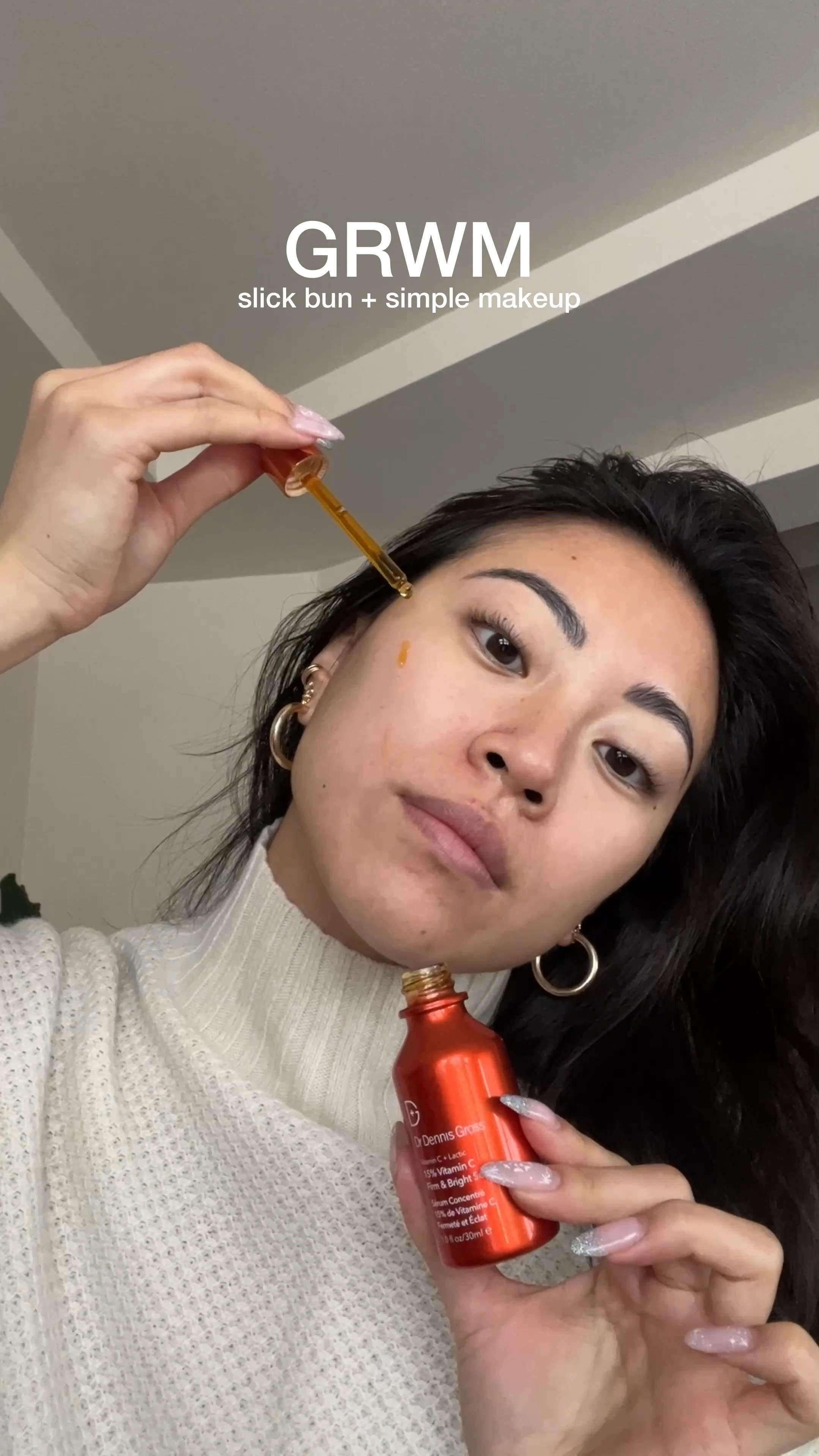 cold weather grwm! natural makeup & slick bun 🤍 

#LTKstyletip #LTKtravel #LTKbeauty