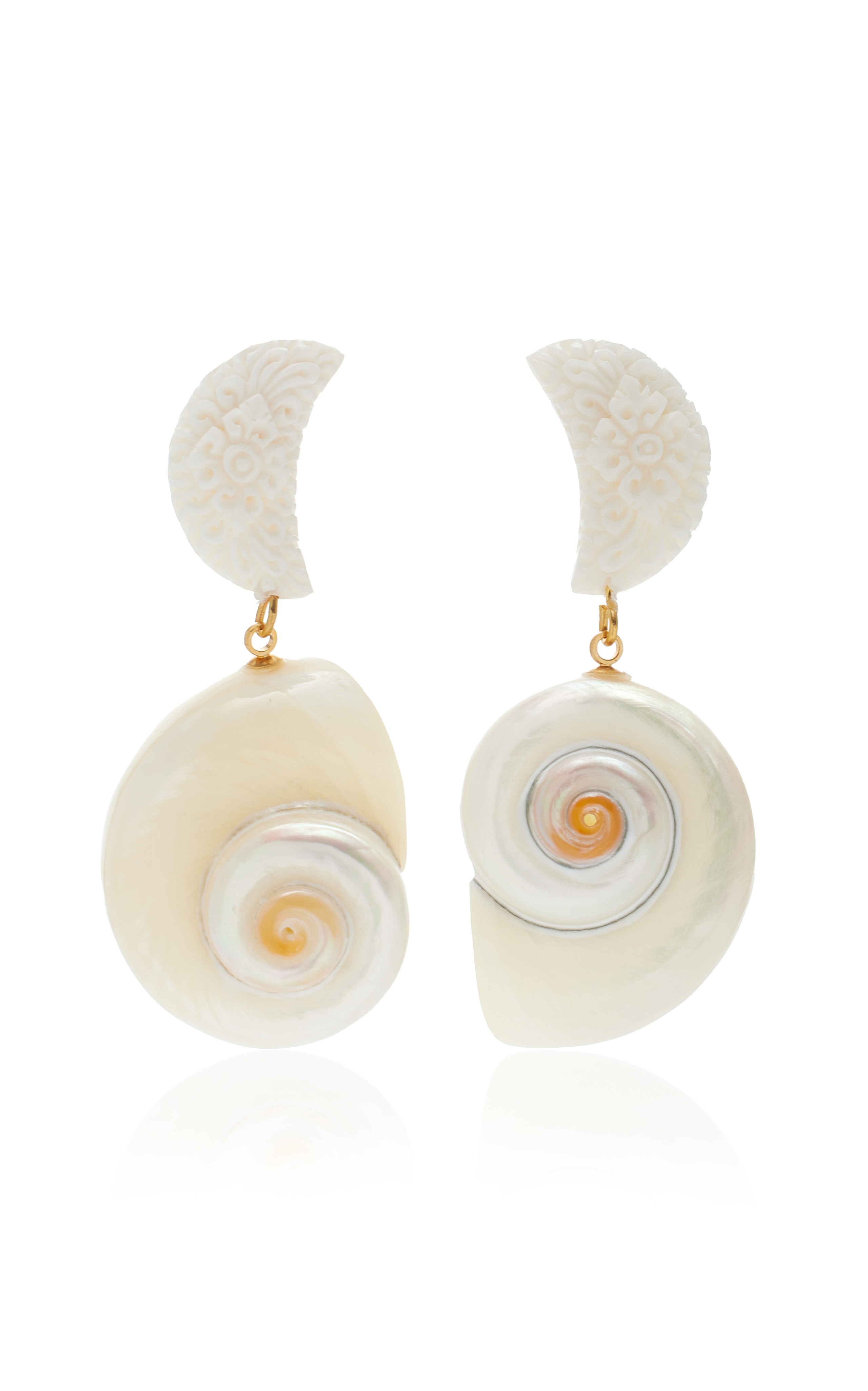 Capri Shell Earrings | Moda Operandi (Global)