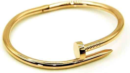 Vice Jewelry Nail Bracelet Steel Stones | Amazon (US)