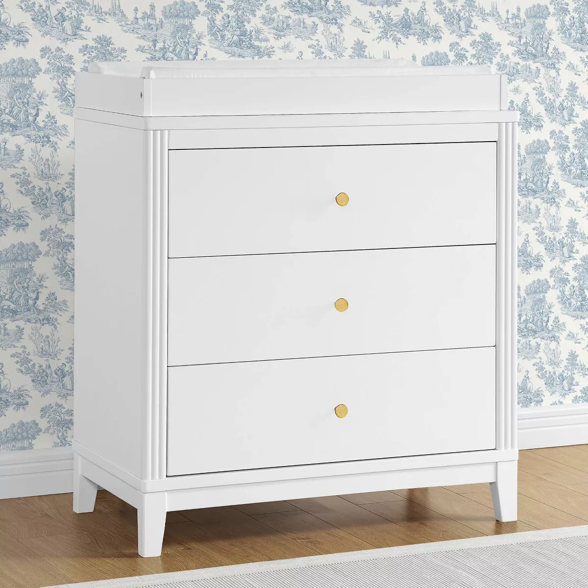 Delta Children Eloise 3 Drawer Dresser with Changing Top | Target