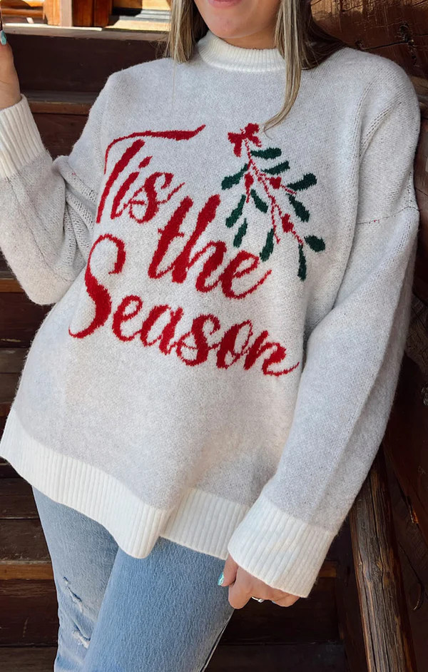 Classic Crewneck Sweater ~ Season Graphic Knit | Show Me Your Mumu
