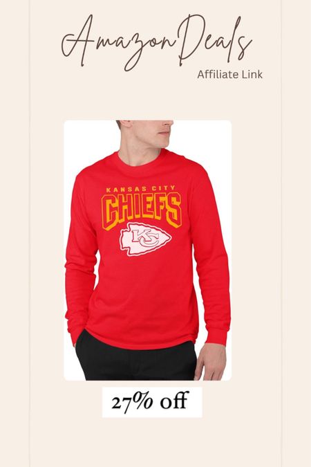 Amazon deals 
Chiefs T-shirt on sale!
Chiefs 
Taylor swift 

#LTKFindsUnder50 #LTKSaleAlert #LTKStyleTip