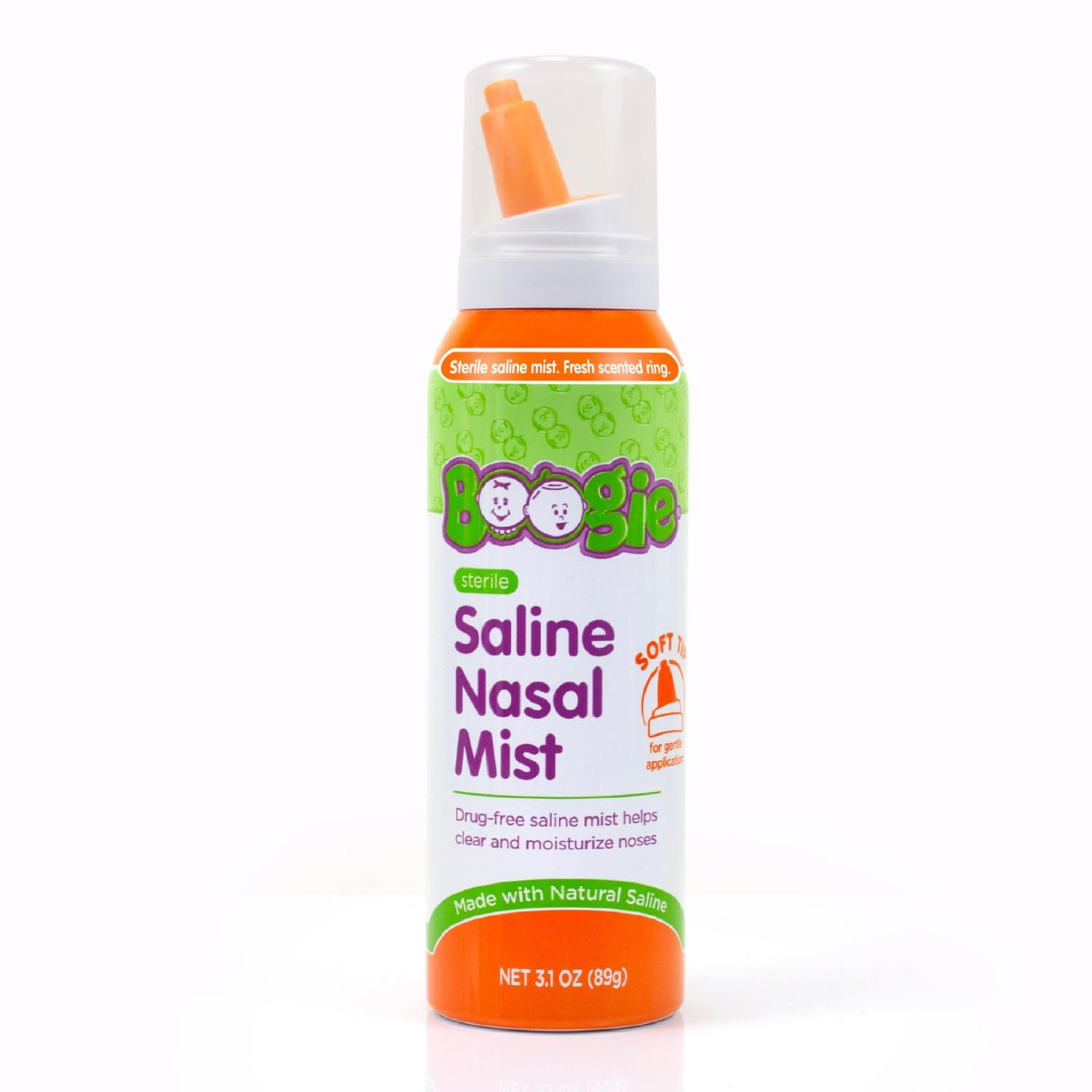 Boogie Saline Nasal Spray Mist for Baby and Kids, Allergy Relief, Nasal Decongestant, Made with S... | Amazon (US)