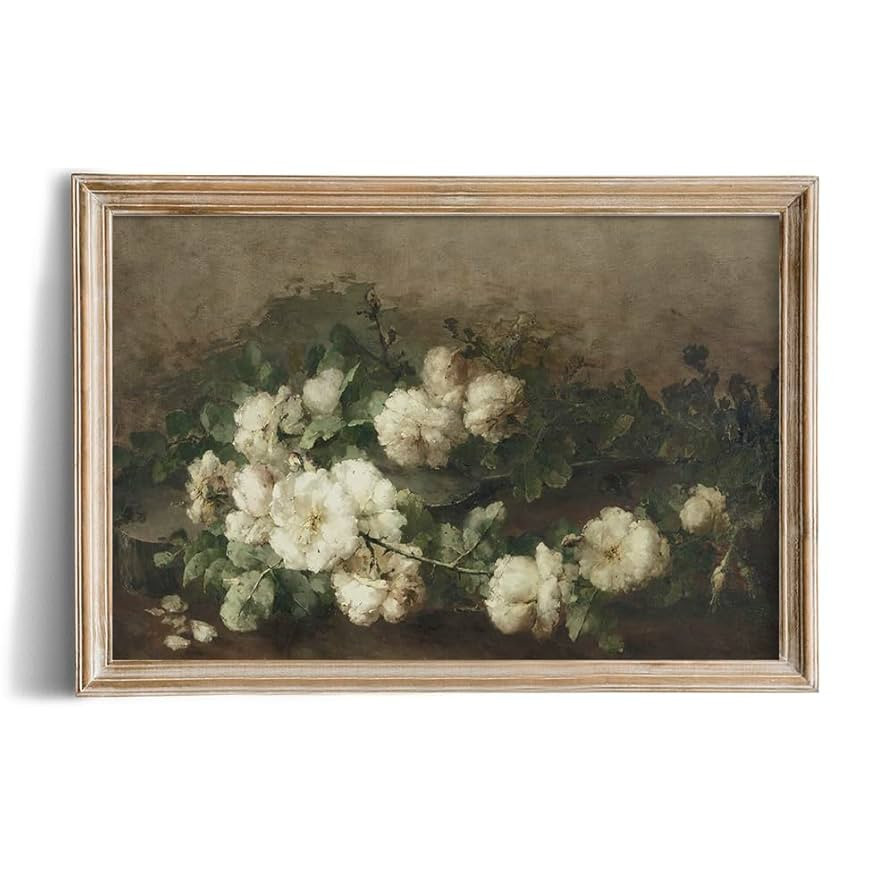 Rustic Farmhouse Wall Art Decor - 24x36 Large Unframed Rolled Canvas - Boho Landscape Picture - F... | Amazon (US)