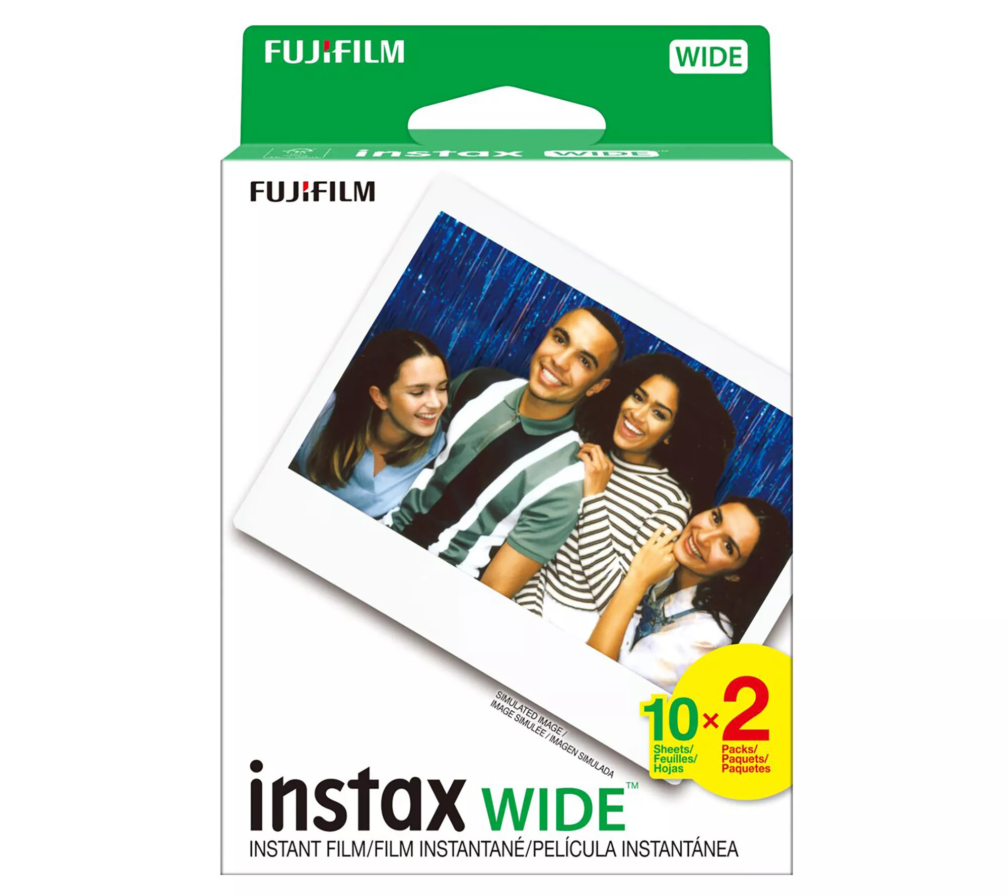Fujifilm Instax 2-Pack of 10 Film for Link Wide Smartphone Photo Printer - QVC.com | QVC