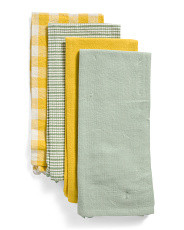 Set Of Four Woven Kitchen Towels | Kitchen & Dining | Marshalls | Marshalls