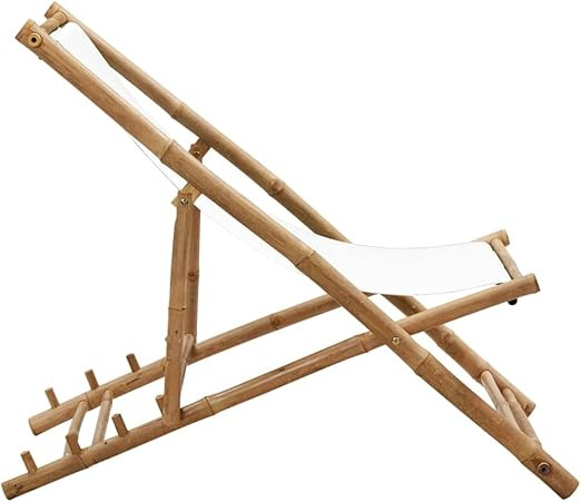 vidaXL Patio Deck Chair, Patio Sling Chair for Balcony Deck Porch, Folding Adjustable Beach Chair... | Amazon (US)