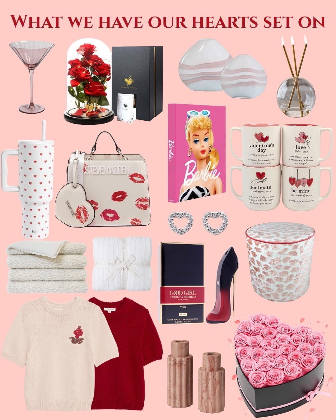 We have our hearts set on these Valentine’s Day favorites 💕 A dreamy mood board filled with cozy, romantic, and gift-worthy finds we’re loving right now. Perfect for Valentine’s décor, gifts, and everyday romance.

#LTKSeasonal #LTKValentine #LTKSaleAlert