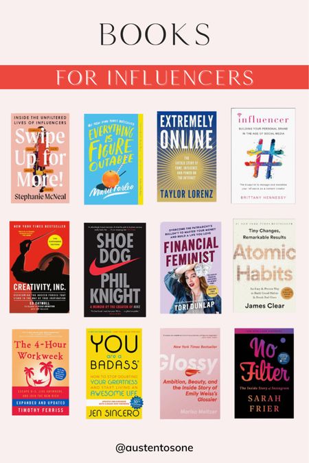Here are books that I think influencers and creators would love!

#LTKfindsunder100