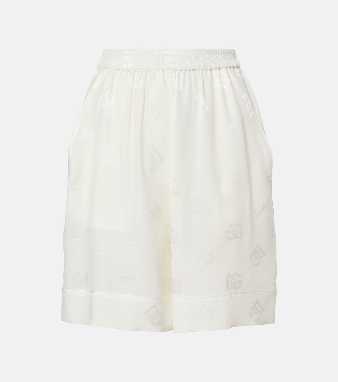 DG silk satin jacquard shorts | Mytheresa (INTL)