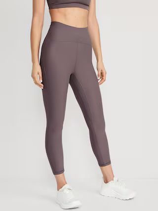 Extra High-Waisted PowerLite Lycra® ADAPTIV Cropped Leggings for Women | Old Navy (US)