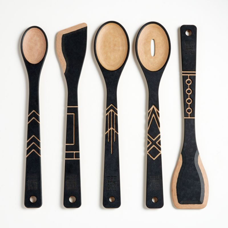 Epicurean x Frank Lloyd Wright Chef Series Utensils, Set of 5 + Reviews | Crate and Barrel | Crate & Barrel