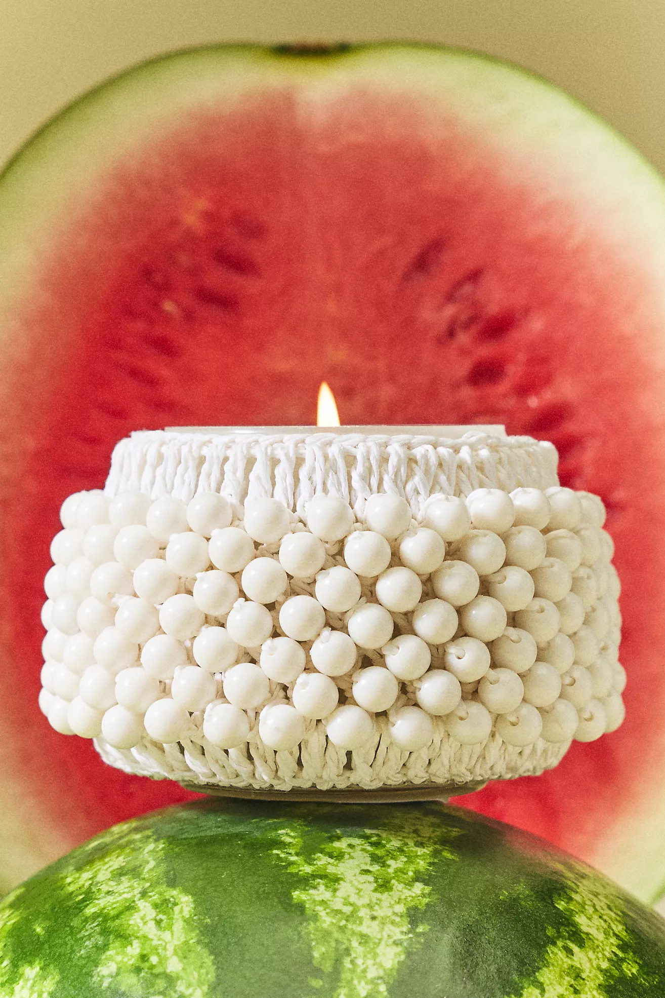 The Beaded Gather Candle by Anthropologie: Sweet Mint & Melon | Anthropologie (US)