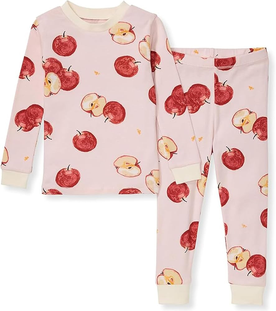 Burt's Bees Baby Baby Girls' Pajamas, Tee and Pant 2-Piece Pj Set, 100% Organic Cotton | Amazon (US)