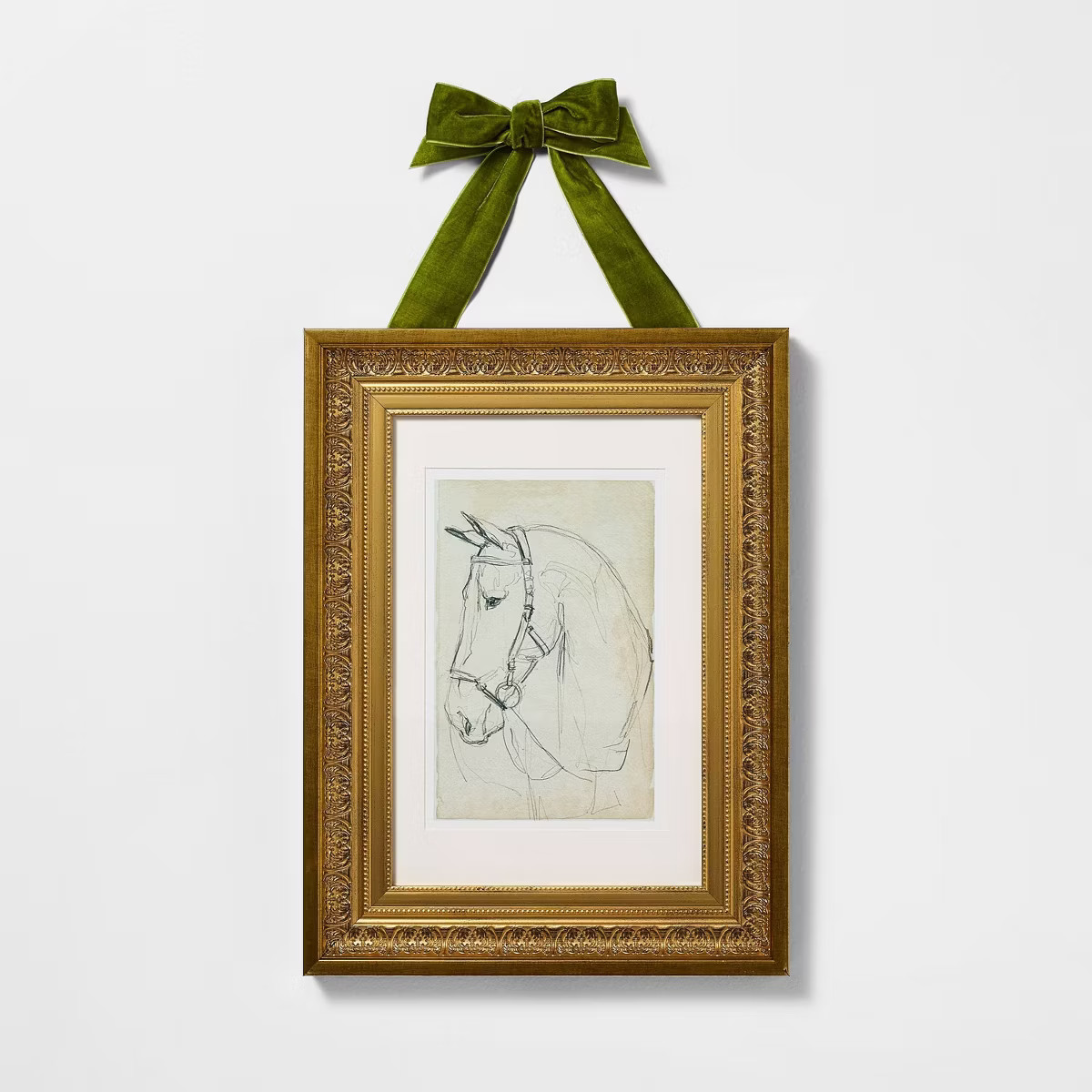 12"x16" Horse Sketch Wall Art - Threshold™ designed with Studio McGee | Target