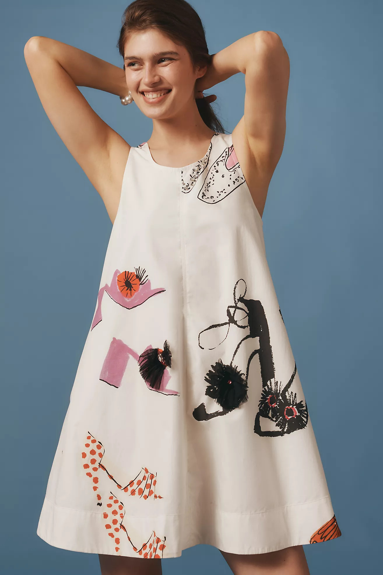 The Keiko Mini Dress by Maeve: Danielle Kroll Edition | Anthropologie (US)