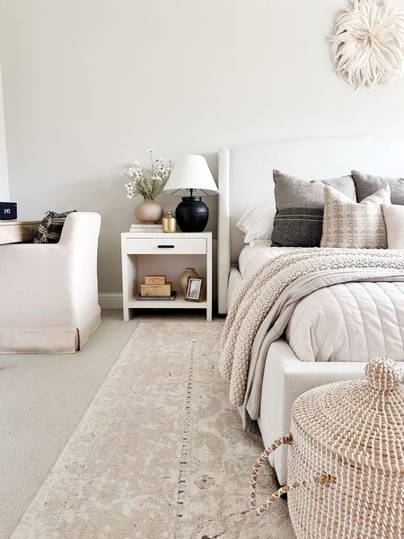 Master bedroom decor - organic modern with spring touches 🤍

#LTKSeasonal #LTKhome