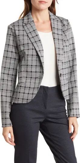 Plaid Peak Lapel Blazer | Nordstrom Rack