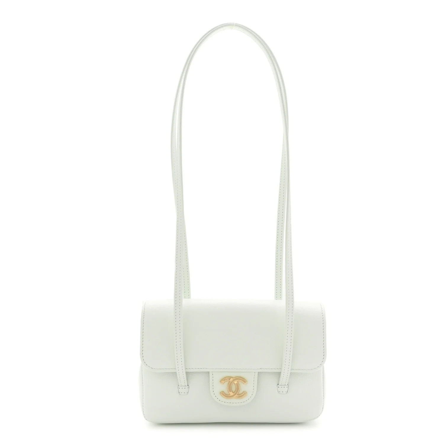 Chanel Shiny Caviar Mini Preppy Coco Shoulder Bag Light Blue 1866180 | FASHIONPHILE (US)