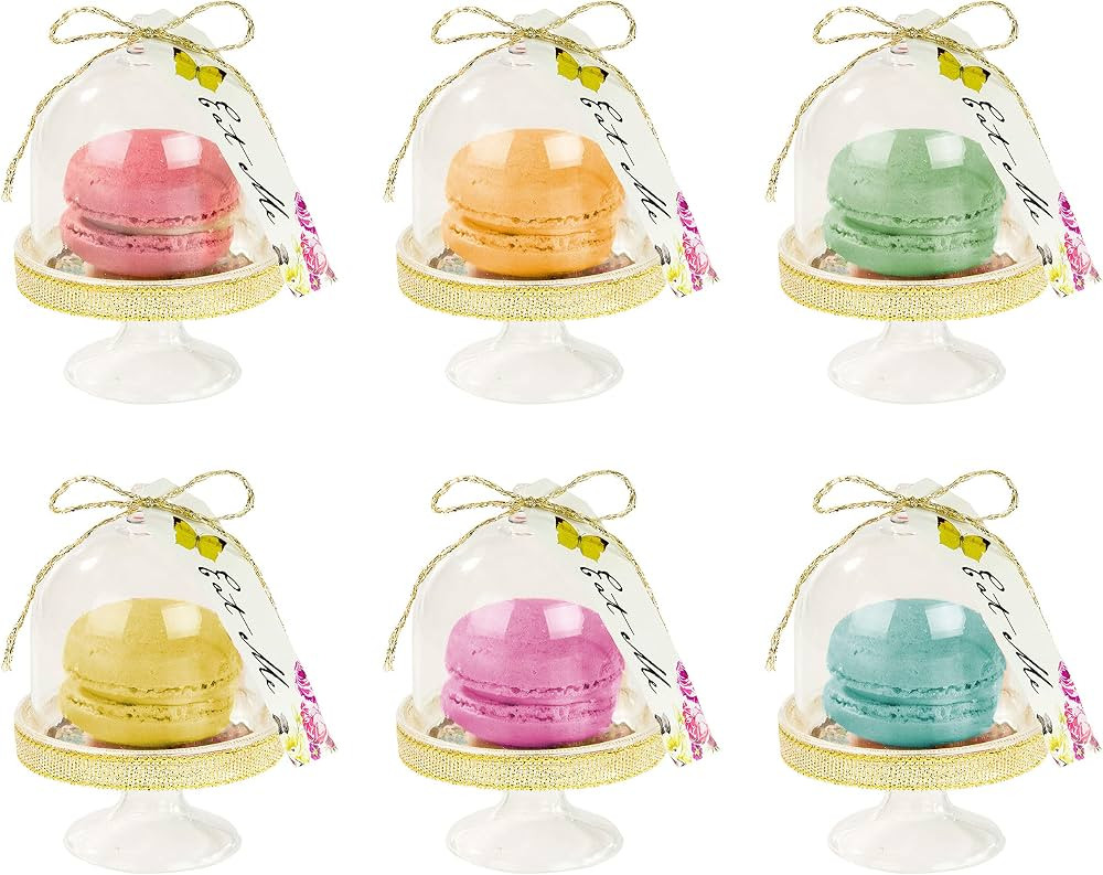 Talking Tables Truly Alice Mad Hatter Cake Domes for a Tea Party or Wedding, Multicolor (6 Pack) | Amazon (US)