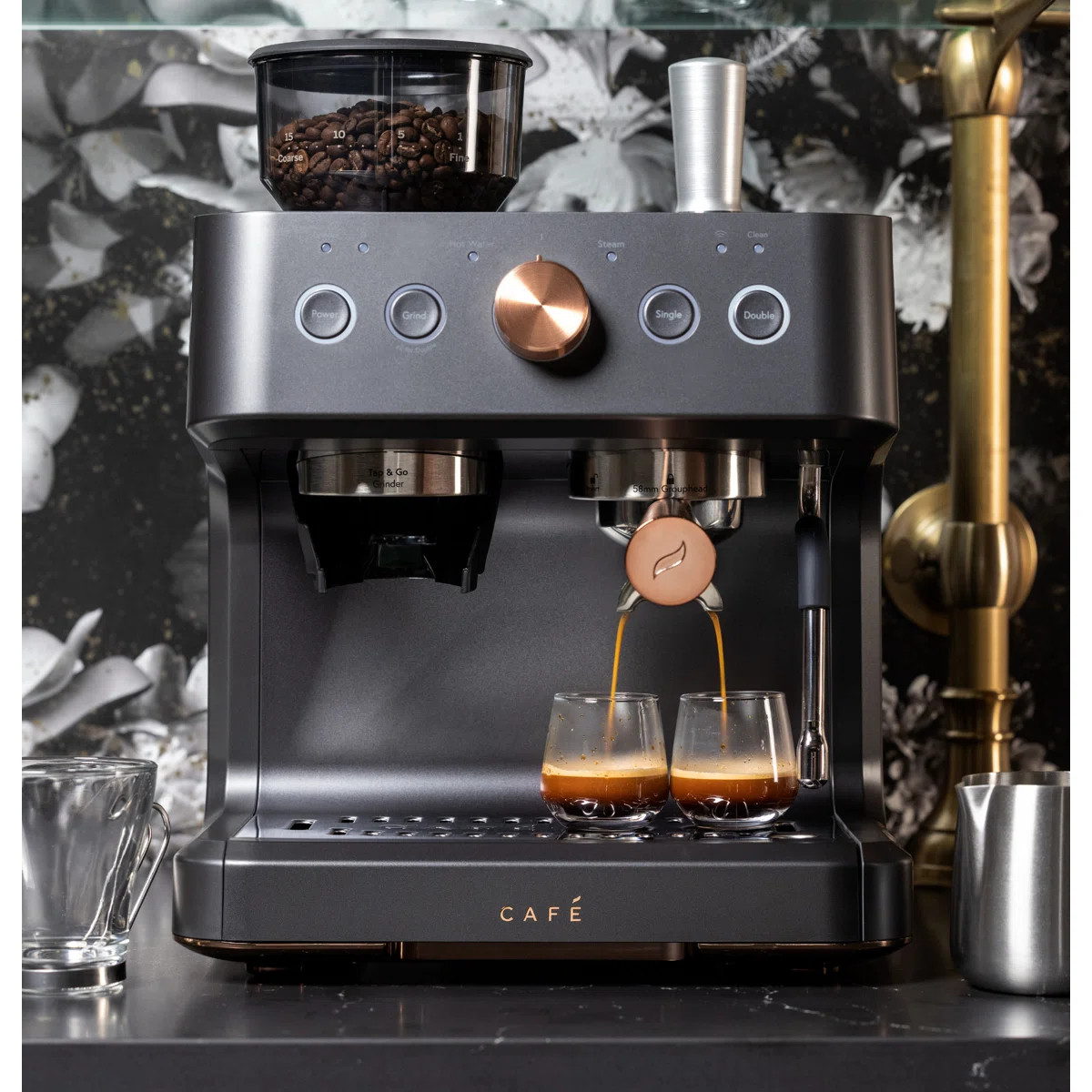 Caf\u00e9 Bellissimo Semi-Automatic Espresso Machine | Wayfair North America