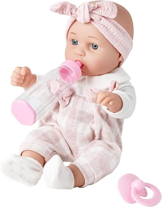 Enjoyin 12'' Baby Doll, Pink Cloths | Amazon (US)