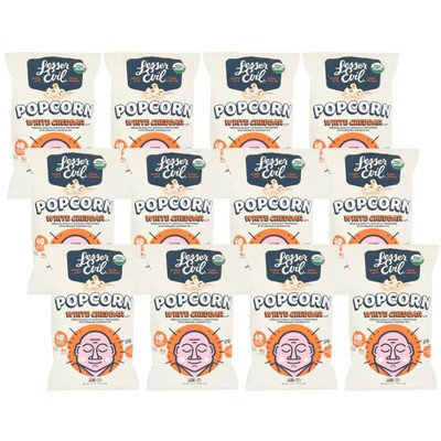 Lesser Evil White Cheddar Popcorn - Case of 12/4.6 oz | Target
