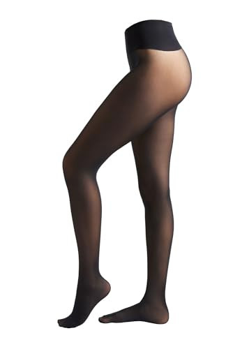 CALZEDONIA Woman's 30 Denier Invisible Tights in Blue, Size XS/S | Amazon (US)