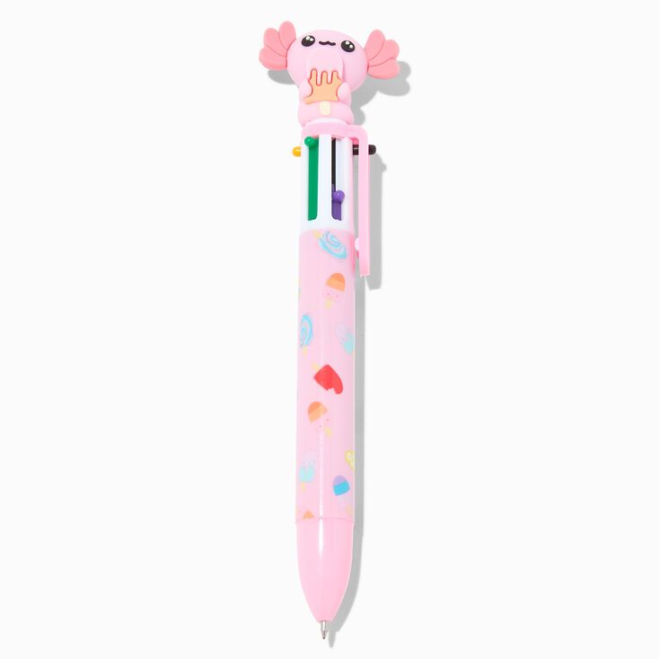 Pink Axolotl Multicolored Pen | Claire's (US)