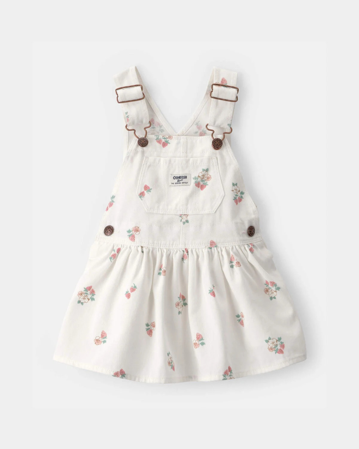 Baby Girl Strawberry Skirtall - White | Carter's Inc