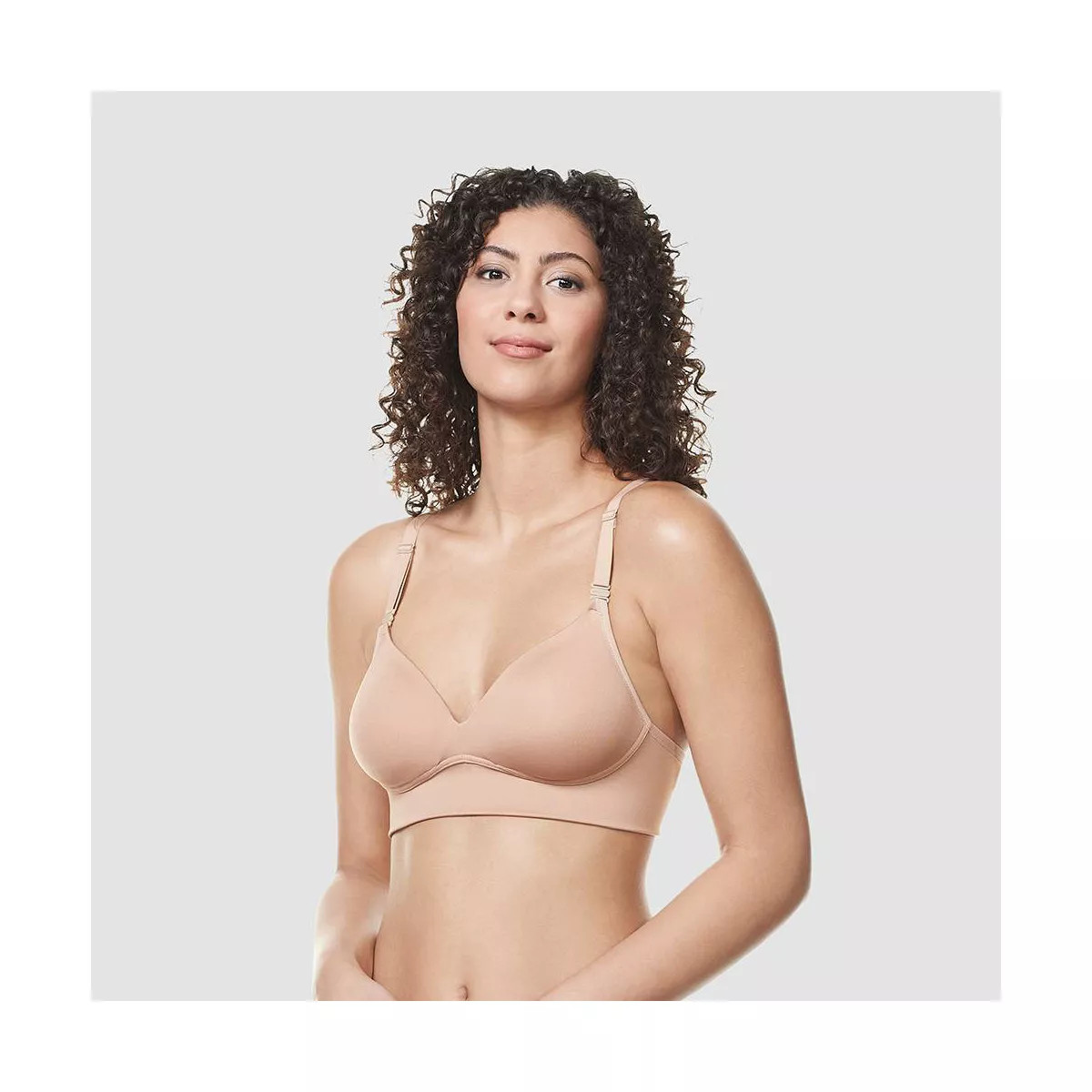 Warners® Simply Perfect® Allover-Smoothing Bliss Wireless Lightly Lined Convertible Longline Co... | Target