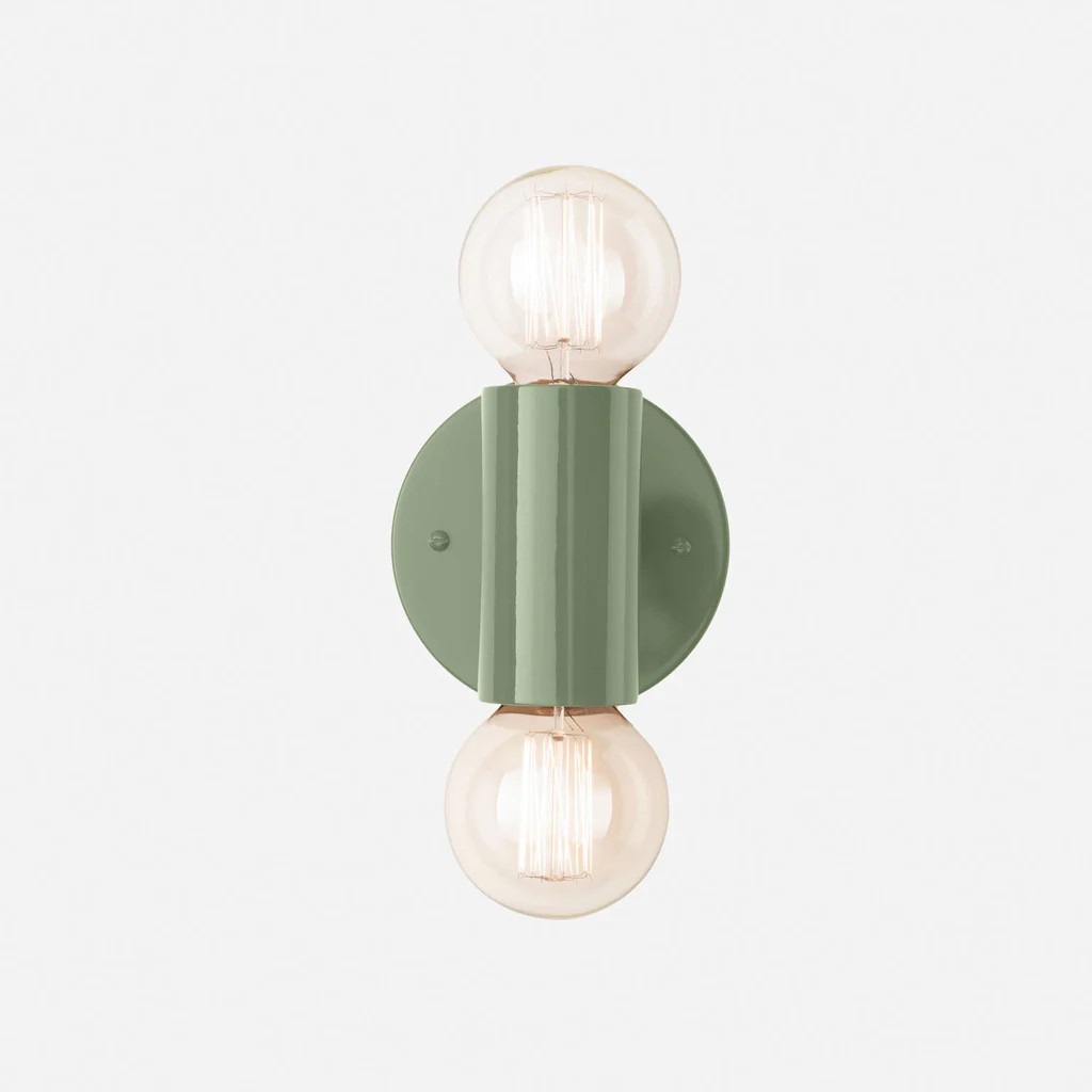 Cylinder Double Sconce | Schoolhouse