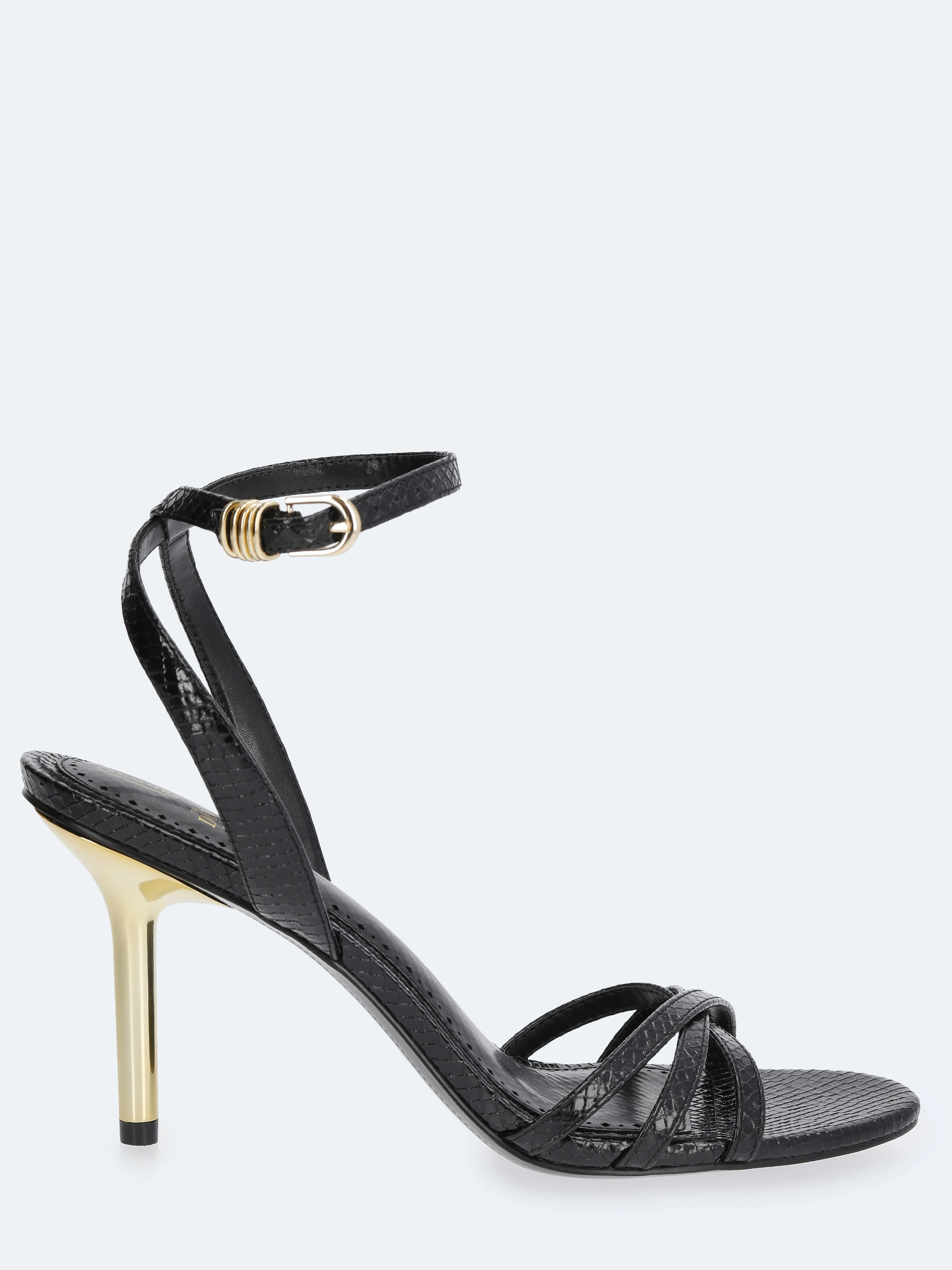 Devil Wears Prada Scoop Collection Women's Strappy Stiletto Heels | Walmart (US)