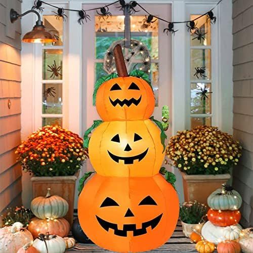 Halloween Decorations Inflatable Pumpkins - Outdoor Halloween Decorations, Halloween Decorations ... | Amazon (US)