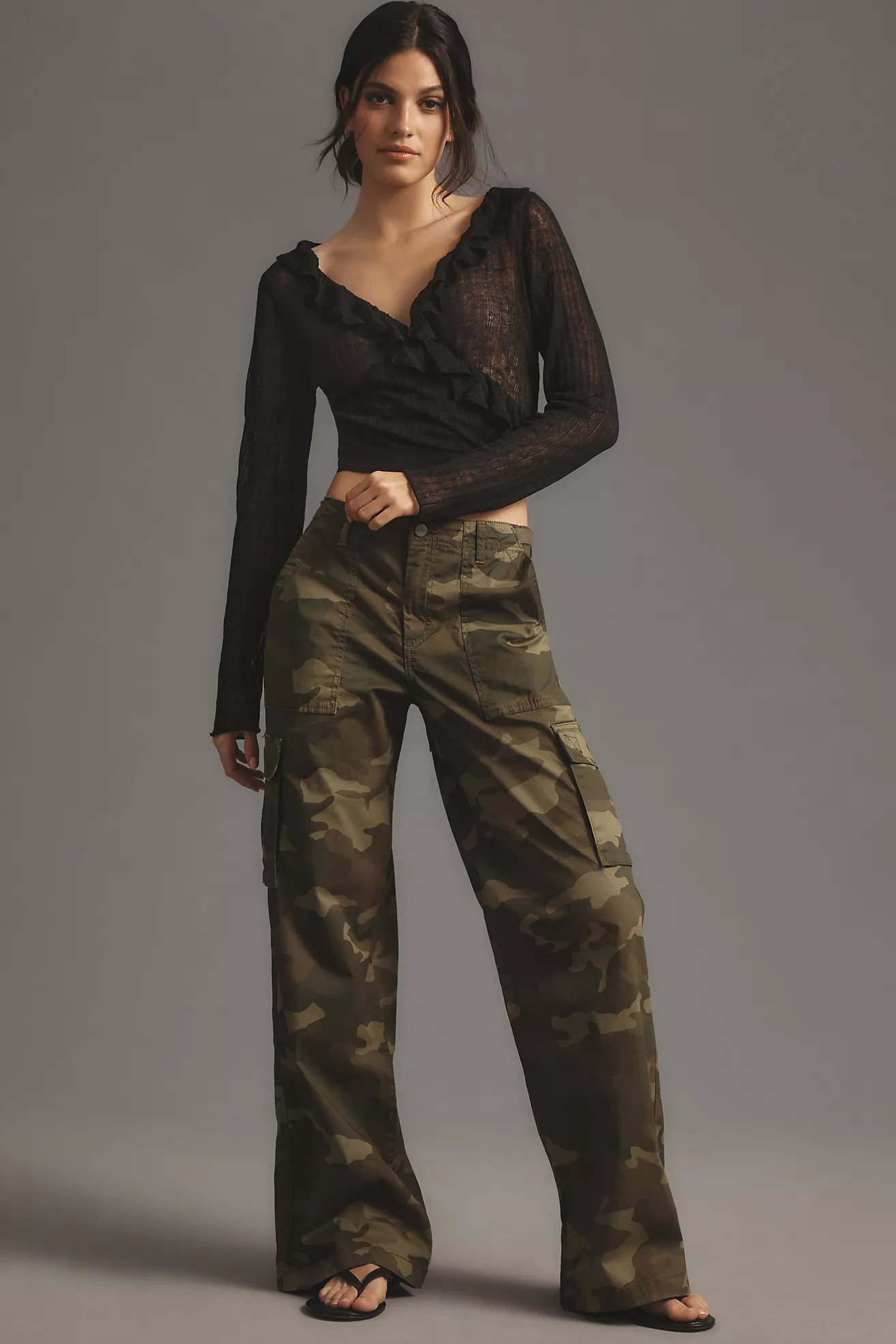 Sanctuary Reissue Camo Cargo Pants | Anthropologie (US)