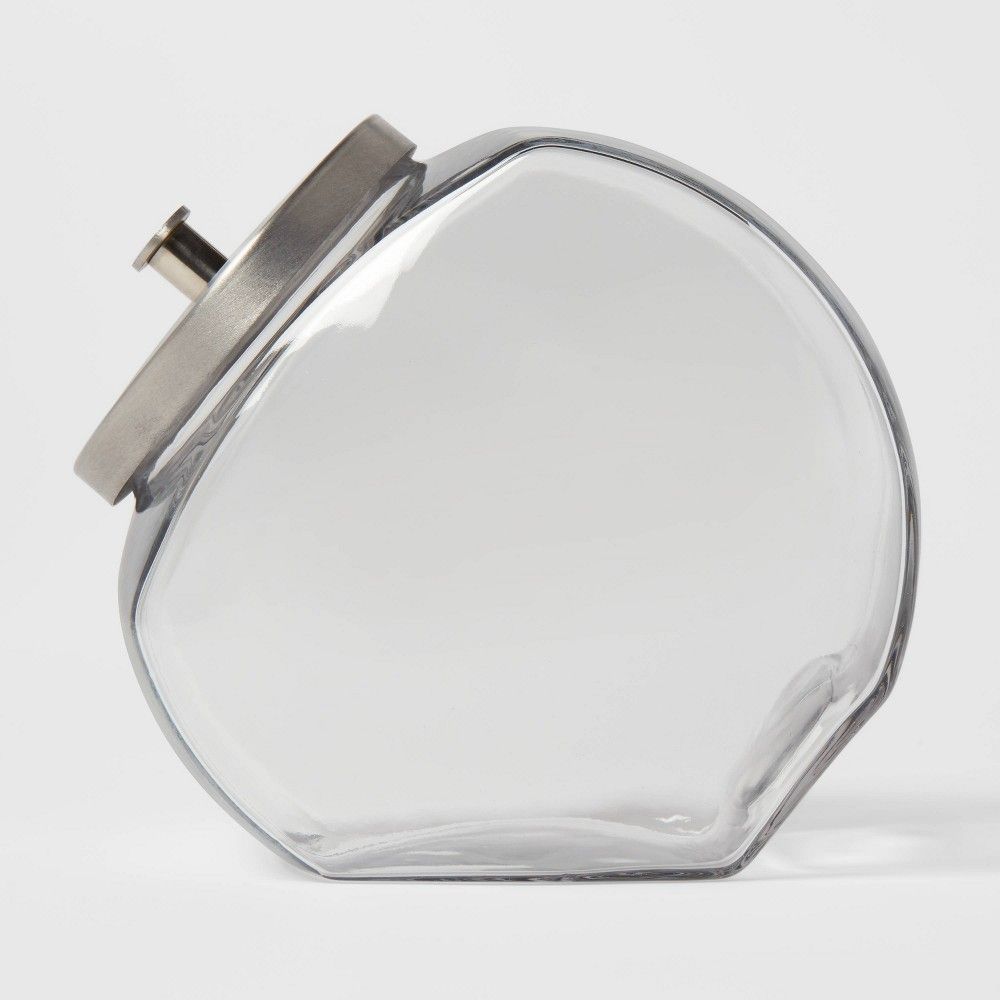 128oz Glass Penny Jar with Metal Lid - Threshold | Target
