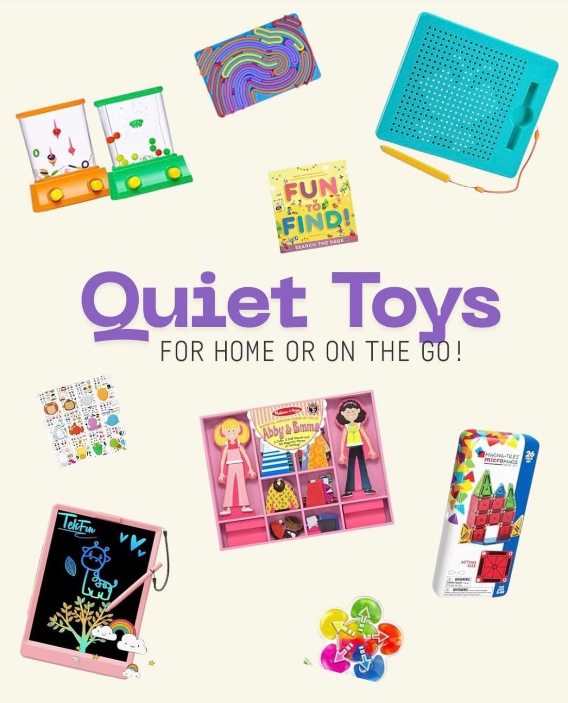 The best quiet toys for when you need it! 

#quiettime #momssupportingmoms #kids 

#LTKmomlife #LTKKids