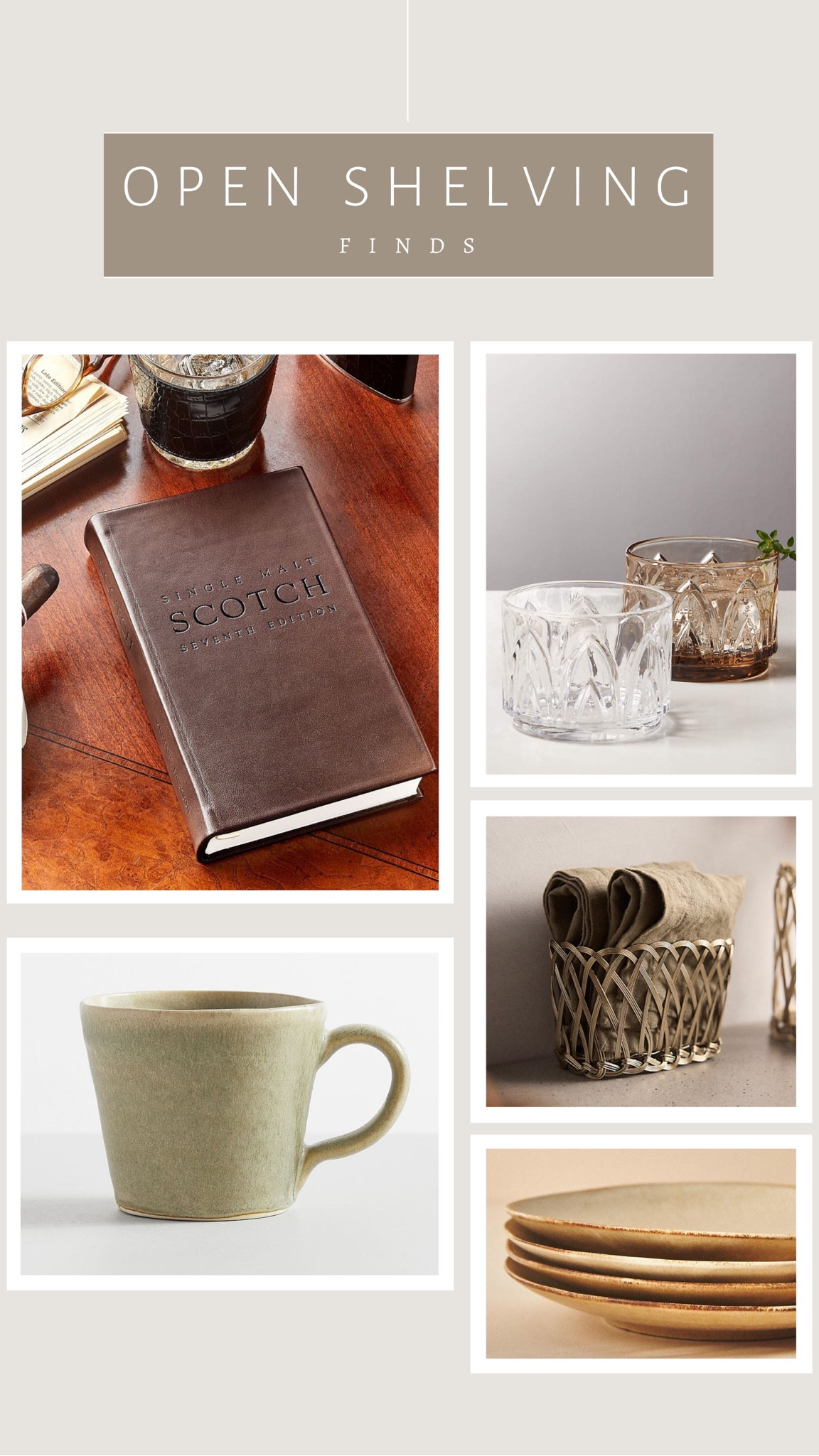 open shelving finds 

#LTKHoliday #LTKhome #LTKSeasonal