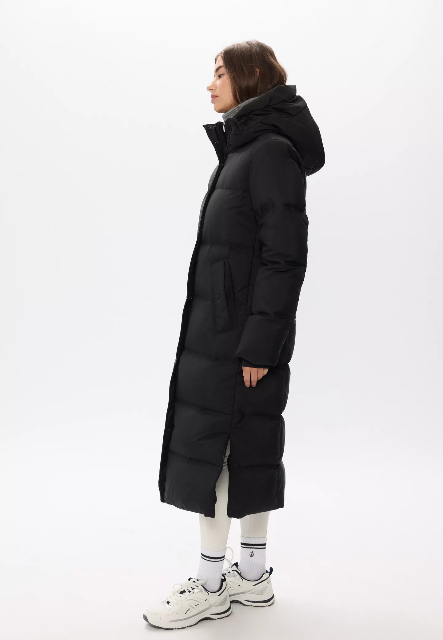 Long straight down puffer coat | Stradivarius (UK)