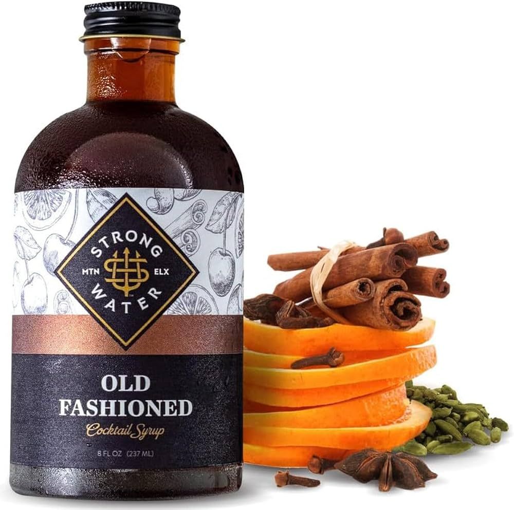 Strongwater Old Fashioned Mix - Makes 32 Cocktails - Handcrafted Old Fashioned Syrup with Bitters... | Amazon (US)