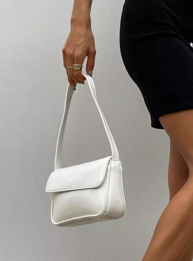 Kiser Shoulder Bag White