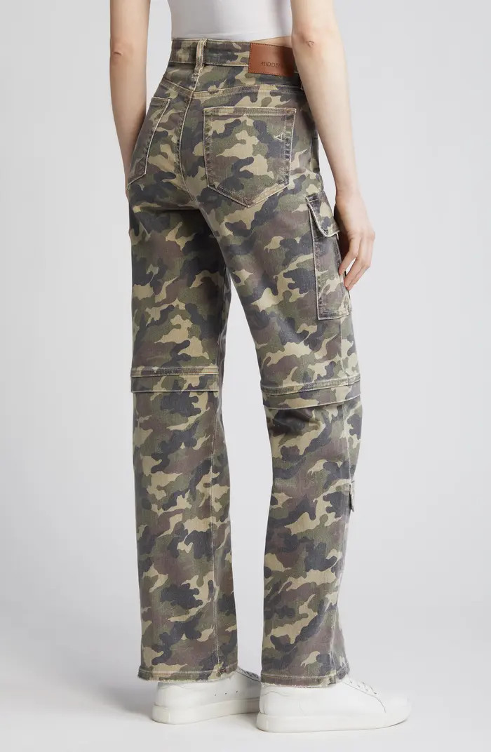 Camo Print Straight Leg Cargo Pants | Nordstrom