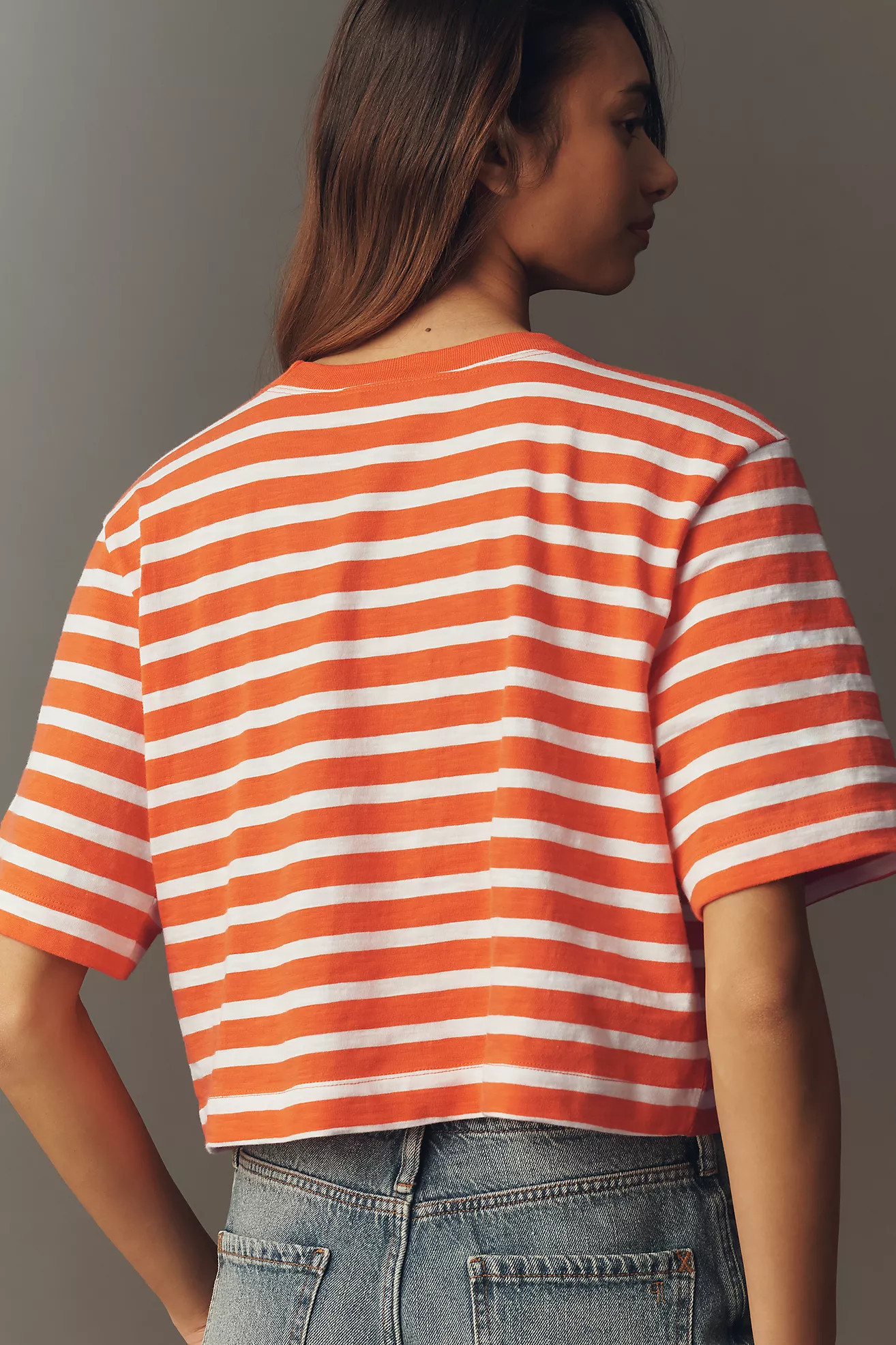 Maeve Corey Cotton Boxy Tee | Anthropologie (US)