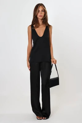 April Seven April Satin Pant - Black / M / Regular | Shop.app