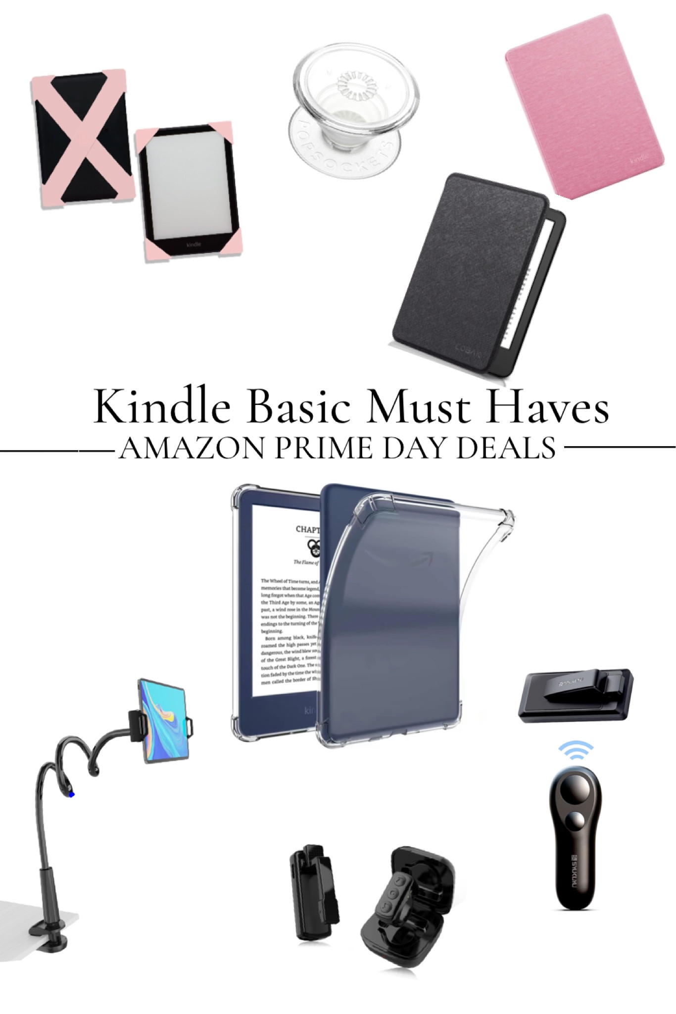 KINDLE BASIC 2022 MUST HAVES | Prime day deals | Kindle girly | Kindle set up

#LTKxPrime