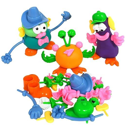 READY 2 LEARN Dough Character Accessories - Set of 52 - 21 Different Shapes - Dough Toys for Kids... | Amazon (US)