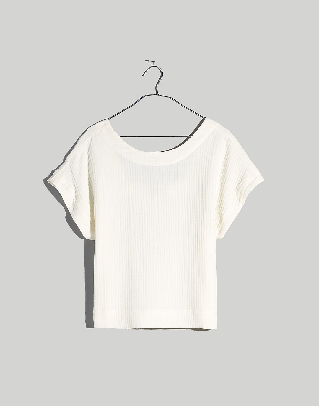 Plus Double-Gauze Popover Top | Madewell